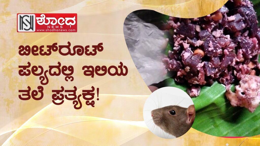 ನೀಟಾಗಿ ಫ್ರೈ ಆಗಿತ್ತು ಮೂಷಿಕನ ರುಂಡ!